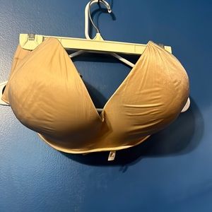 Lane Bryant Cacique nude strapless bra, 46DDD